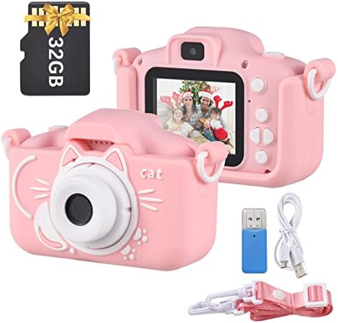 Andoer X8 Mini Kids Câmera Digital 1080p 20mp Lente Dual Lente 2,0 polegadas IPS Bateria embutida Bateria interessante