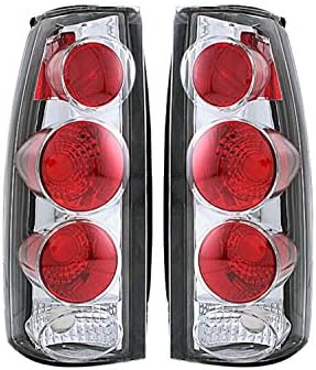 ANZO USA 211017 Chevrolet 3D estilo cromado conjunto de luzes traseiras -