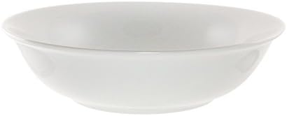 10 Strawberry Street Bistro 11.625 /16 oz Rim Pasta Pasta Bowl, conjunto de 6, branco