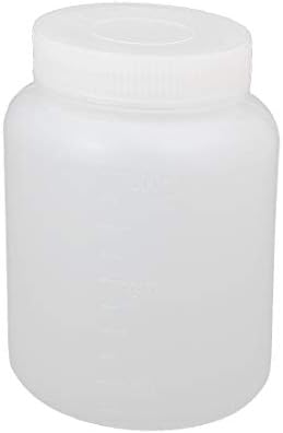 Novo Lon0167 500ml de plástico largo de boca redonda de vedação reagente garrafa de garrafa branca (500ml Kunststoff Weithals Runde