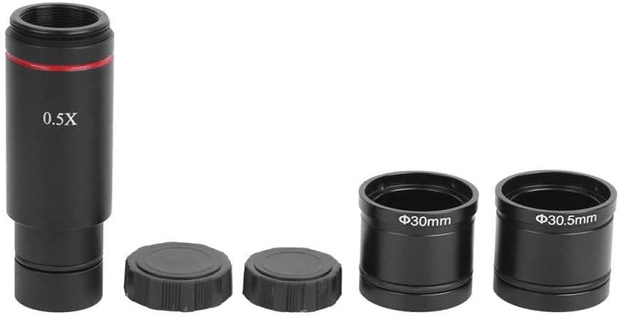 Adaptador de câmera do microscópio 0,5x vezes c-monta para amscope interface CCD redução de redução de redução da parte da câmera microscópio