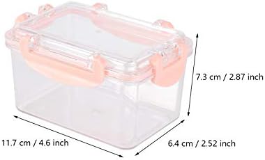 Doitool 1pc transparente mini plástico para contêiner frutas caixa de armazenamento de cozinha