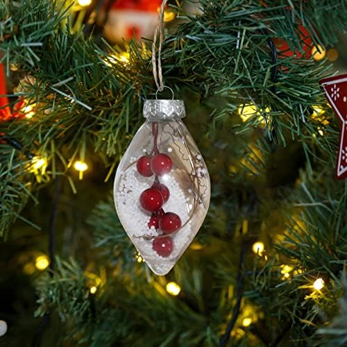 Plástico duas decorações de Natal de Bola de Natal de Plástico Duas Decoração de Bola Interior pontiagudas Garland nevada para escadas