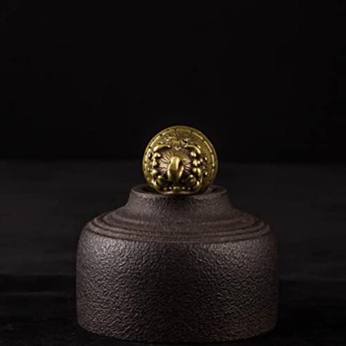 Brass Feng Shui Protection Bell: 2pcs Boa sorte Sleigh Sleigh Bells Ornament Tibetan Buddhist Meditation Bell Antique