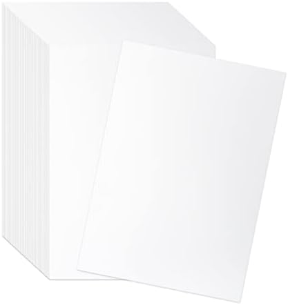 Kraft Brown Cardstock Paper 250gsm, 60 folhas em branco Kraft Paper Kraft Papel 92lb para fabricação de cartões DIY,