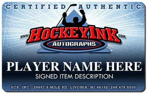 Andre Burakovsky assinou 2013 Draft Puck 23rdpick Inscrição Washington Capitals - Autografado NHL Pucks