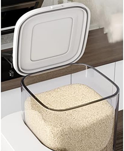Dvtel Rice Bucket Bucket Housedom Inseto à prova de umidade à prova de umidade selada jarra de arroz embalado caixa