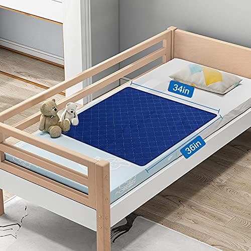 Baby Pad à prova d'água lavável, não deslize o colchão de berço para bebês almofadas de treinamento com potty 24 '' x 36 '', cama de underpads reutiliza para dormir bebê, pee almofadas para crianças