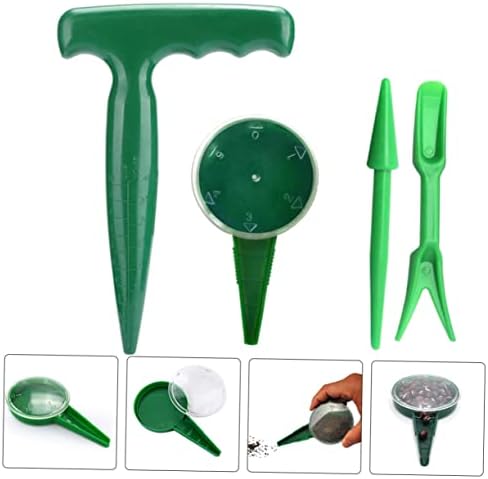 Yardwe 8pcs Ferramenta de perfuração Ferramentas manuais Plantador de maconha DiBber Widger semeando Widger Gardening Tool Planting