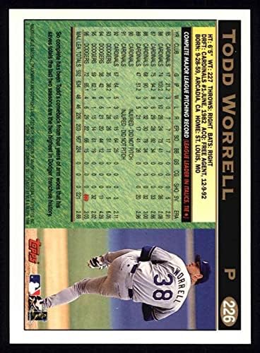 1997 Topps 226 Todd Worrell Los Angeles Dodgers NM/MT Dodgers