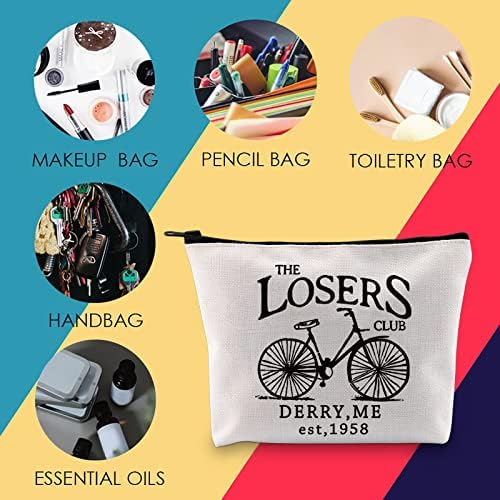 Presente de TI de Stephen King Instissed Horror Gift The Losers Club TI Makeup Zipper Bolsa Bagn Girls