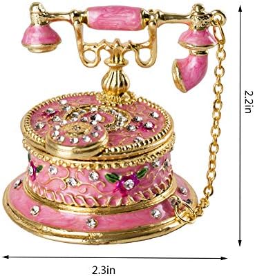 SevenBees Painted Painted Painteado Telefone decorado de jóias de jóias de bugigangas de jóias Presentes