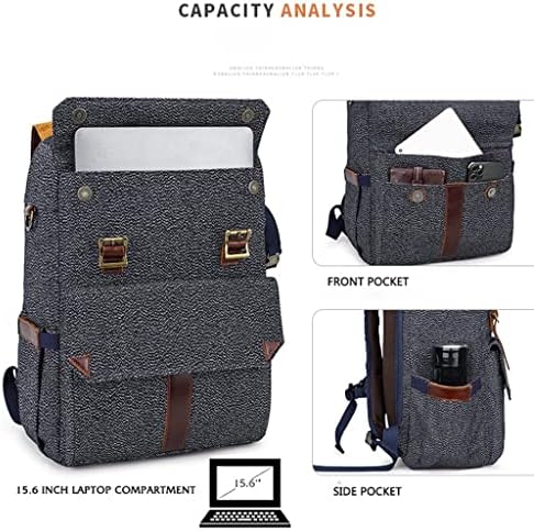 SDEWFG Photography Pepper Canvas de pimenta Backpack Laptop Men Bag Câmera Transporte Case DSLR