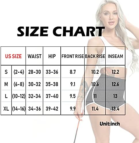 Seaum Women Workout Booty Shorts Scrunch Butt Levante de ioga shorts High Sports Sports Leggings TEXTUNDOS Anti Cellulite