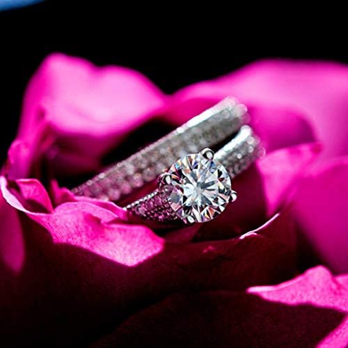 Anéis para mulheres personalizadas metal completo diamante microinlaid zircão jóias femininas joias do presente para um presente para uma namorada, namorado, família