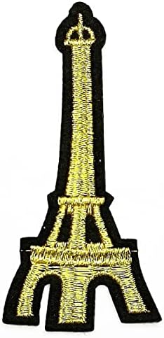 Kleenplus Eiffel Tower bordou ferro bordado em costura em patch para roupas de calças de jeans camisetas camisetas