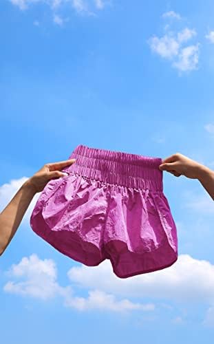 Shorts atléticos de ododos goto para mulheres elásticas de cintura alta alta esportes secos esportivos