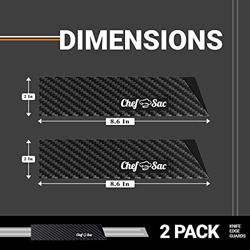 Coldre de faca de saco de chef com guardas de faca de 2 pacote incluídos