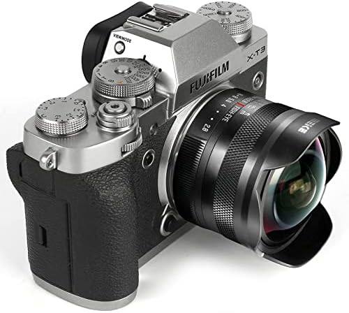 Meike 7,5 mm f2.8 Ultra angular de foco manual de ângulo de largura Lente Fisheye para fujifilm x câmeras sem espelho de montagem x-t1 x-t2 x-t3 x-t4 x-t5 x-t10 x-t2-t100 x-t200 xpro1 x- S10