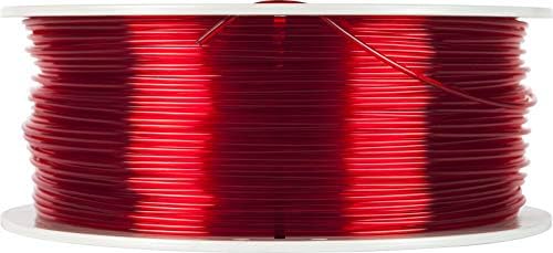 Literal 55062 Filamento PET -G - 2,85mm 1kg - Red Transparent