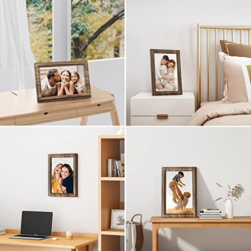 CANUPDOG WIFI Digital Picture Mold, 10 polegadas de fotografia digital inteligente com armazenamento de 16 GB, quadros eletrônicos de auto-rotate montados em parede