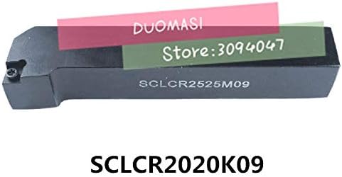 Fincos SCLCR2020K09, tomadas de fábrica de ferramentas de torneamento extermal, barra de chato, CNC, máquina, corte, saída de fábrica -: SCLCR2020K09)