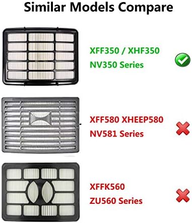 Filtro de vácuo para o navegador NV360 NV350, NV351, NV352, NV355, NV356E, NV357, NV360, NV370, FILTROP350 SPRIBLETO,