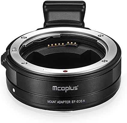 MCOPLUS Metal Auto Focus EF-EOS R Adaptador de montagem da lente para lente Canon EF/EF-S para Canon Eos R RP R5 R6 R7 R7 Câmeras
