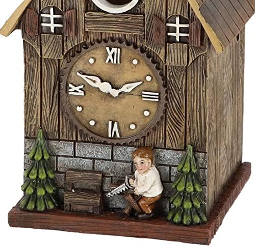 Esschert Design 37000600 Cuco -Birdhouse, resina, 5,7 x 5,2 x 9,9 polegadas