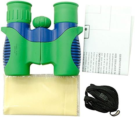 Lookout Shock e Drop Resistant 8x21 Kids Binoculars Conjunto - Binóculos compactos para crianças para observação de pássaros, aprendizado educacional, observação de estrelas, caça, caminhada, jogos esportivos, aventura ao ar livre