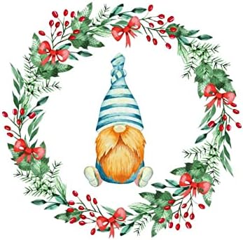 Fazenda decorações de natal decalques de parede descascam e coloque feliz natal Papai Noel Gnome Grinalsa Grinalsa Vinil Decalque Inspirador Cita