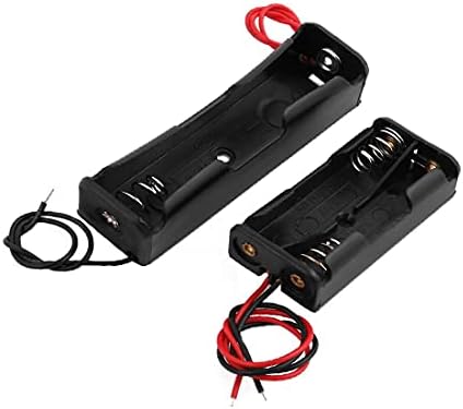 Nova caixa de caixa de armazenamento de bateria LON0167 2PCS por 1 x 3,7V 18650 2 x 1,5VAAA Baterias de íons de li (2pcs plastikbatteriespeicher-kasten-kastenn