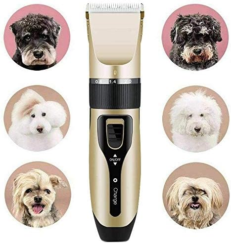 WJCCY DOG TRIMER CABELO PET PET Profissional Machine Tool Tool USB Recarregável barbeadores elétricos cortadores de cabelo Cats Corte