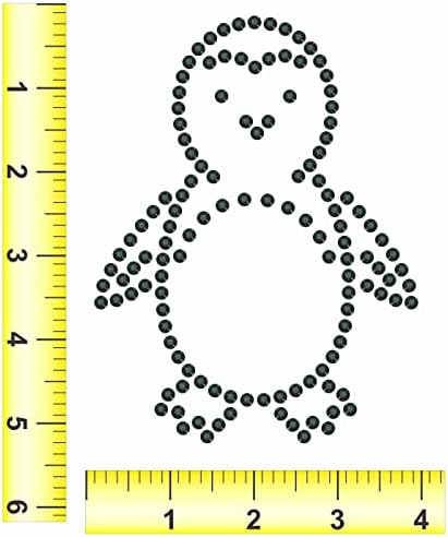 Modelo de strass de Rhinestone Genie Penguin 5