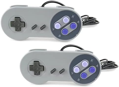 Adequado para o Super Nintendo NES SNES 2 x controlador USB com o controlador USB FAMICOM Joypad gamepad adequado para laptop/computador/Windows/PC/Mac/Raspberry