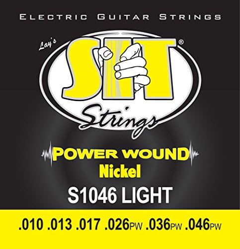 SENTAR. String s1046 níquel leve ferida guitarra de guitarra