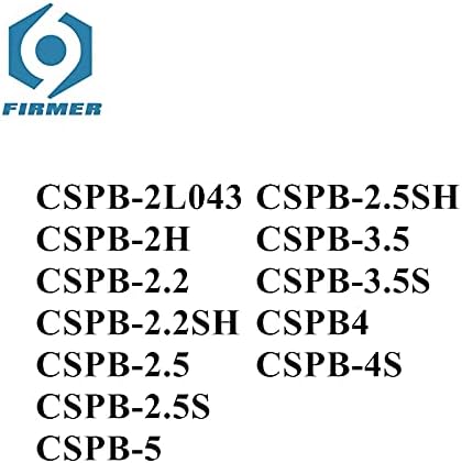 Acessórios da lâmina CNC-Tool CSPB-2L043 CSPB-2H/2.2/2.2SH/2.5/2.5S/2.5SH/3.5/3.5S/4 parafuso hexagonal 20pcs Separador CNC