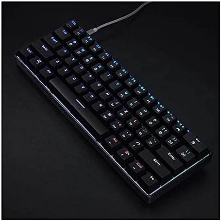 Teclado, teclado mecânico do teclado 61 Keys eixos ópticos RGB Teclado mecânico do teclado Tipo-C Tipo de jogo programável Ultra-Performance Keyboards
