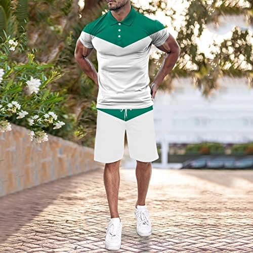 Moda de moda de moda curta camiseta e shorts define verão 2 peças roupas masculinas sobretola