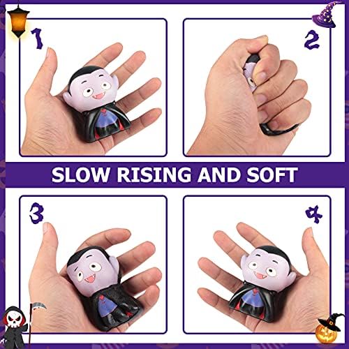 6 Packs-Halloween Squishies Toys Slow Risis