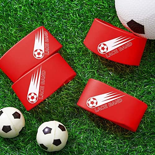 4 PCs Bandas de caca de futebol de futebol Cleats de esportes de renda Protetor Protector Kids Sopce Shoe Laces Keeper para a temporada de futebol