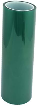 X-Dree 300mm Largura 33m Comprimento de pet-tenear verde fita adesiva auto-adesiva resistente ao calor de alta temperatura (resistão