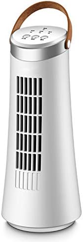 ZPEE Ultra silencioso 2 velocidades Cooler de ar, mini -torre de mesa de mesa, ventilador slim sem lâmina, fã de mudo da pessoa com manutenção portátil 15x15x32cm
