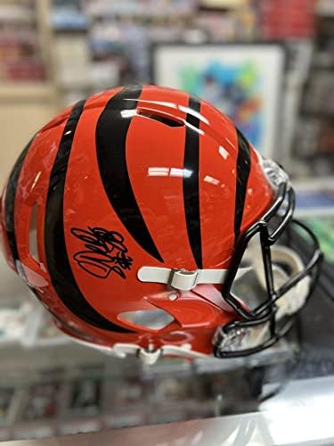 Corey Dillon Autógrafo em tamanho real Authentic Cincinnati Bengals Helmet Tristar CoA - Capacetes NFL autografados