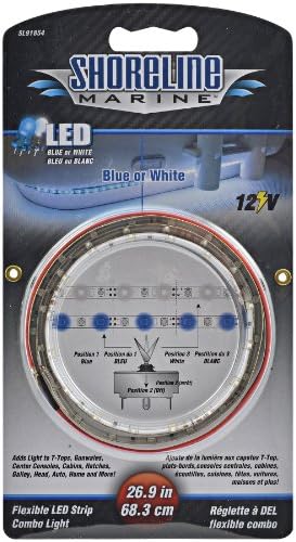 Shoreline Marine LED Flex Light, 26,9 polegadas, branco frio/azul