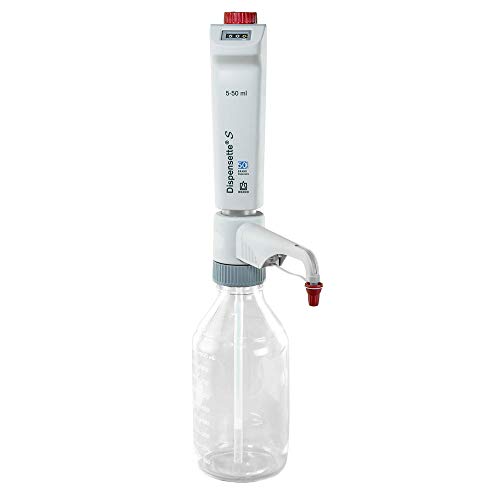 Brandtech 4600360 Dispensta S Dispensador Digital Bottleto com Válvula Padrão, 5-50 ml