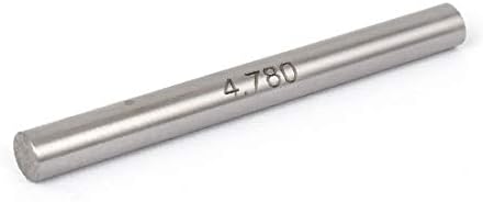 X-dree 4,78 mm Dia +/- 0,001mm Tolerância de 50 mm Comprimento GCR15 Medição do pino de medição do pino (4,78 mm diâmetro