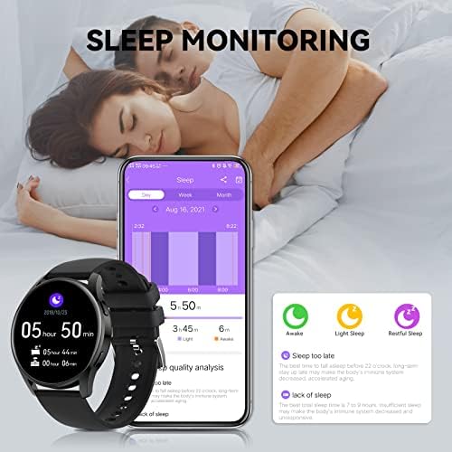 Smart Watch For Men Mulheres Rastreador de Fitness HD Touch Screen HD com frequência cardíaca Rastreador de atividades do Pedômetro