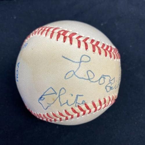 Leon Day Elite Giants Negro League assinou Baseball JSA Hof - Bolalls autografados