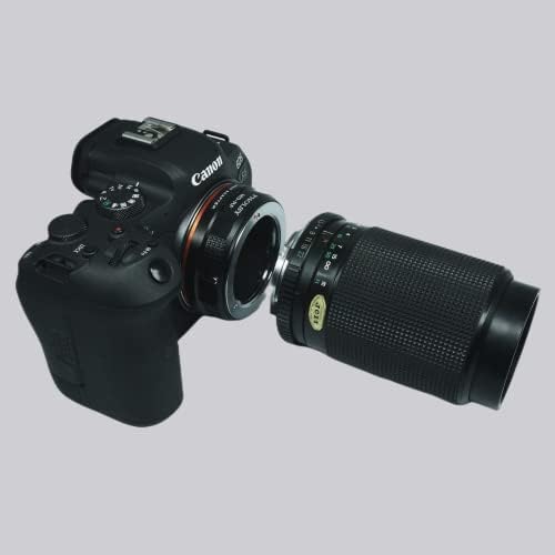 Adaptador de montagem de lentes Pholsy para lente Minolta Rokkor MD/MC/SR Compatível com Minolta MD para Canon EOS RF Mount Body EOS R8, R50, R6 Marcos II, R7, R10, R3, R5, EOS R5C, EOS R6, EOS R7 EOS RP